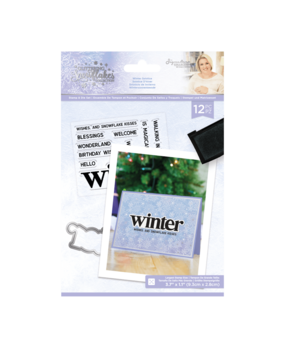 Crafter's Companion Glittering Snowflakes Stamp & Die Winter Solstice (S-GS-STD-WISO) (OUTLET) Crafter's Companion Glittering Snowflakes Stamp & Die Winter Solstice (S-GS-STD-WISO) (OUTLET)