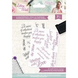 Crafter's Companion Letters from The Heart Loving Sentiments Clear Stamps (S-LFTH-ST-LOSE) (OUTLET)