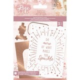 Crafter's Companion Rose Gold Foil Stamp 'N' Cut Die Sparkle Frame (S-RG-FSC-SPFR) (OUTLET)