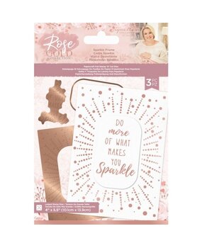Crafter's Companion Rose Gold Foil Stamp 'N' Cut Die Sparkle Frame (S-RG-FSC-SPFR) (OUTLET) Crafter's Companion Rose Gold Foil Stamp 'N' Cut Die Sparkle Frame (S-RG-FSC-SPFR) (OUTLET)
