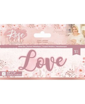 Crafter's Companion Rose Gold Love Die (S-RG-MD-LOVE) (OUTLET) Crafter's Companion Rose Gold Love Die (S-RG-MD-LOVE) (OUTLET)