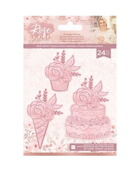 Crafter's Companion Rose Gold Stamp and Die Birthday Wishes (S-RG-STD-BWISH) (OUTLET) Crafter's Companion Rose Gold Stamp and Die Birthday Wishes (S-RG-STD-BWISH) (OUTLET)