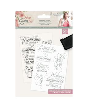 Crafter's Companion Rose Garden Clear Stamps Happiness Blooms (S-RGA-STP-HAPB) (OUTLET) Crafter's Companion Rose Garden Clear Stamps Happiness Blooms (S-RGA-STP-HAPB) (OUTLET)