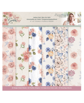 Crafter's Companion Rose Garden 6x6 Inch Vellum Pad (S-RGA-VELPAD6) (OUTLET) Crafter's Companion Rose Garden 6x6 Inch Vellum Pad (S-RGA-VELPAD6) (OUTLET)