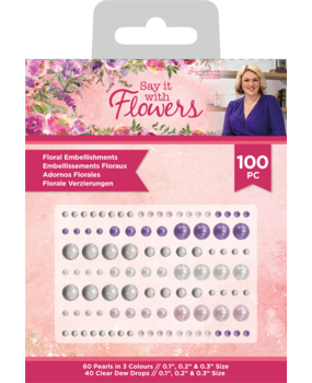 Crafter's Companion Say It With Flowers Floral Embellishments (S-SIWF-FLOEMB) (OUTLET) Crafter's Companion Say It With Flowers Floral Embellishments (S-SIWF-FLOEMB) (OUTLET)