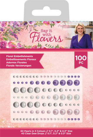 Crafter's Companion Say It With Flowers Floral Embellishments (S-SIWF-FLOEMB) (OUTLET) Crafter's Companion Say It With Flowers Floral Embellishments (S-SIWF-FLOEMB) (OUTLET)