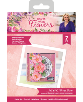 Crafter's Companion Say It With Flowers Metal Die Beautiful Peony (S-SIWF-MD-BEPE) (OUTLET)