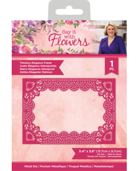 Crafter's Companion Say It With Flowers Metal Die Timeless Elegance Frame (S-SIWF-MD-TEFR) (OUTLET)