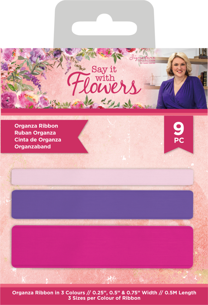 Crafter's Companion Say It With Flowers Organza Ribbon (S-SIWF-ORIB) (OUTLET) Crafter's Companion Say It With Flowers Organza Ribbon (S-SIWF-ORIB) (OUTLET)