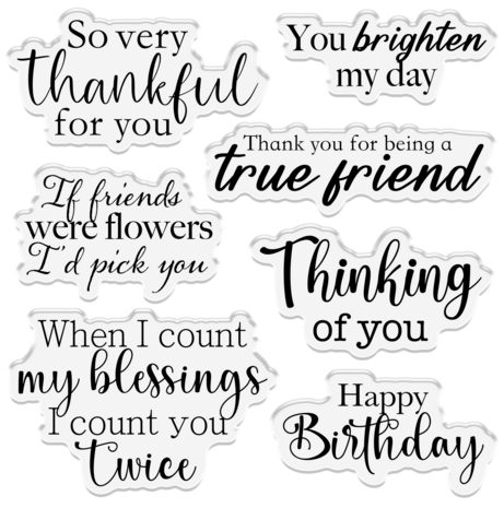 Crafter's Companion Say It With Flowers Clear Stamp Fabulous Friend (S-SIWF-STP-FAFR) (OUTLET) Crafter's Companion Say It With Flowers Clear Stamp Fabulous Friend (S-SIWF-STP-FAFR) (OUTLET)