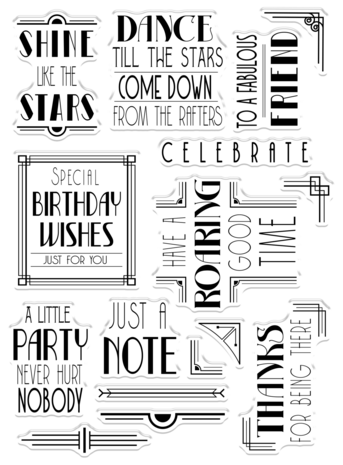 Crafter's Companion The Roaring Twenties Clear Stamp Shine Like the Stars (S-TRT-CA-ST-SLTS) (OUTLET) Crafter's Companion The Roaring Twenties Clear Stamp Shine Like the Stars (S-TRT-CA-ST-SLTS) (OUTLET)