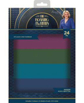 Crafter's Companion The Roaring Twenties A4 Luxury Linen Card Pack (S-TRT-LINEN) (OUTLET) Crafter's Companion The Roaring Twenties A4 Luxury Linen Card Pack (S-TRT-LINEN) (OUTLET)