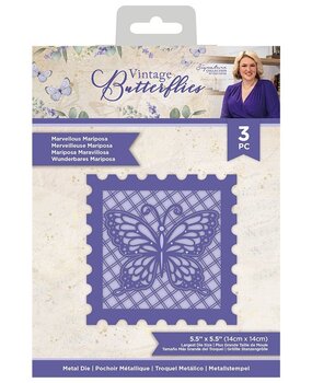 Crafter's Companion Vintage Butterflies Metal Die Marvellous Mariposa (S-VBUT-MD-MMAR) (OUTLET) Crafter's Companion Vintage Butterflies Metal Die Marvellous Mariposa (S-VBUT-MD-MMAR) (OUTLET)