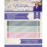 Crafter's Companion Vintage Butterflies Seam Binding Ribbon (3pcs) (S-VBUT-SBRIB) (OUTLET)