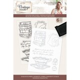 Crafter's Companion Vintage Diary Exquisite Embellishments Clear Stamps (S-VD-STP-EXQ) (OUTLET)