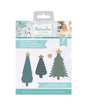 Crafter's Companion Watercolour Christmas Metal Die Quirky Christmas Trees (S-WC-MD-QUCHR) (OUTLET) Crafter's Companion Watercolour Christmas Metal Die Quirky Christmas Trees (S-WC-MD-QUCHR) (OUTLET)
