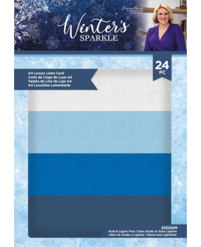 Crafter's Companion Winter's Sparkle A4 Luxury Linen Card Pack (S-WISP-LMIXCARD-A4) (OUTLET) Crafter's Companion Winter's Sparkle A4 Luxury Linen Card Pack (S-WISP-LMIXCARD-A4) (OUTLET)