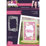 Crafter's Companion Arts 'n Flowers Garden Florals Metal Dies Pretty Posies Frame (SCC-AF-GFL-MD-PRPO) (OUTLET)
