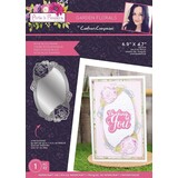 Crafter's Companion Arts 'n Flowers Garden Florals Metal Dies Rose Bliss Frame (SCC-AF-GFL-MD-ROBF) (OUTLET)