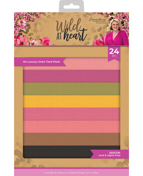 Crafter's Companion Wild at Heart A4 Luxury Linen Card Pack (SIG-WAH-LINEN-A4) (OUTLET) Crafter's Companion Wild at Heart A4 Luxury Linen Card Pack (SIG-WAH-LINEN-A4) (OUTLET)