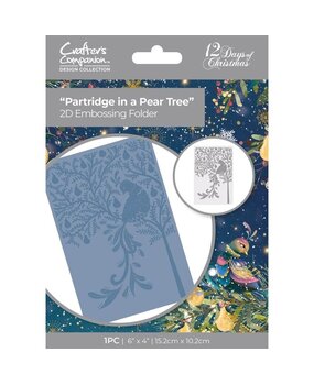 Crafter's Companion Twelve Days of Christmas 2D Embossing Folder Partridge in a pear tree (TDC-EF4-PIPT) (OUTLET) Crafter's Companion Twelve Days of Christmas 2D Embossing Folder Partridge in a pear tree (TDC-EF4-PIPT) (OUTLET)