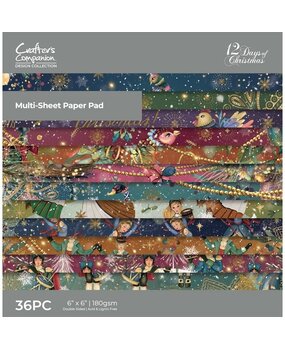 Crafter's Companion Twelve Days of Christmas 6x6 Inch Paper Pad (TDC-PAD6) (OUTLET) Crafter's Companion Twelve Days of Christmas 6x6 Inch Paper Pad (TDC-PAD6) (OUTLET)