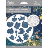 Crafter's Companion Twelve Days of Christmas Stamp and Die Twelve Days of Christmas (TDC-STD-TDOC) (OUTLET)