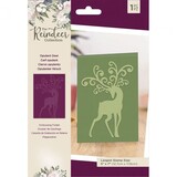 Crafter's Companion The Reindeer Collection Embossing Folder Opulent Deer (TRC-EF5-OPDE) (OUTLET)