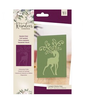 Crafter's Companion The Reindeer Collection Embossing Folder Opulent Deer (TRC-EF5-OPDE) (OUTLET) Crafter's Companion The Reindeer Collection Embossing Folder Opulent Deer (TRC-EF5-OPDE) (OUTLET)