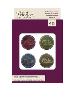 Crafter's Companion The Reindeer Collection Embossing Powders (4pcs) (TRC-EMBP) (OUTLET) Crafter's Companion The Reindeer Collection Embossing Powders (4pcs) (TRC-EMBP) (OUTLET)