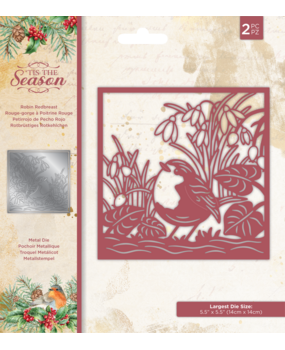 Crafter's Companion Tis the Season Metal Die Robin Redbreast (TTS-MD-ROBRED) (OUTLET) Crafter's Companion Tis the Season Metal Die Robin Redbreast (TTS-MD-ROBRED) (OUTLET)