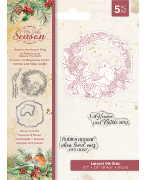 Crafter's Companion Tis the Season Stamp & Die Heaven and Nature Sing (TTS-STD-HANS) (OUTLET) Crafter's Companion Tis the Season Stamp & Die Heaven and Nature Sing (TTS-STD-HANS) (OUTLET)