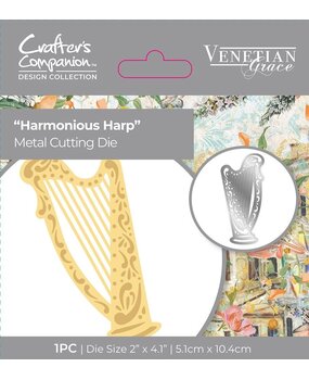 Crafter's Companion Venetian Grace Metal Die Harmonious Harp (VEG-MD-HAHA) (OUTLET) Crafter's Companion Venetian Grace Metal Die Harmonious Harp (VEG-MD-HAHA) (OUTLET)