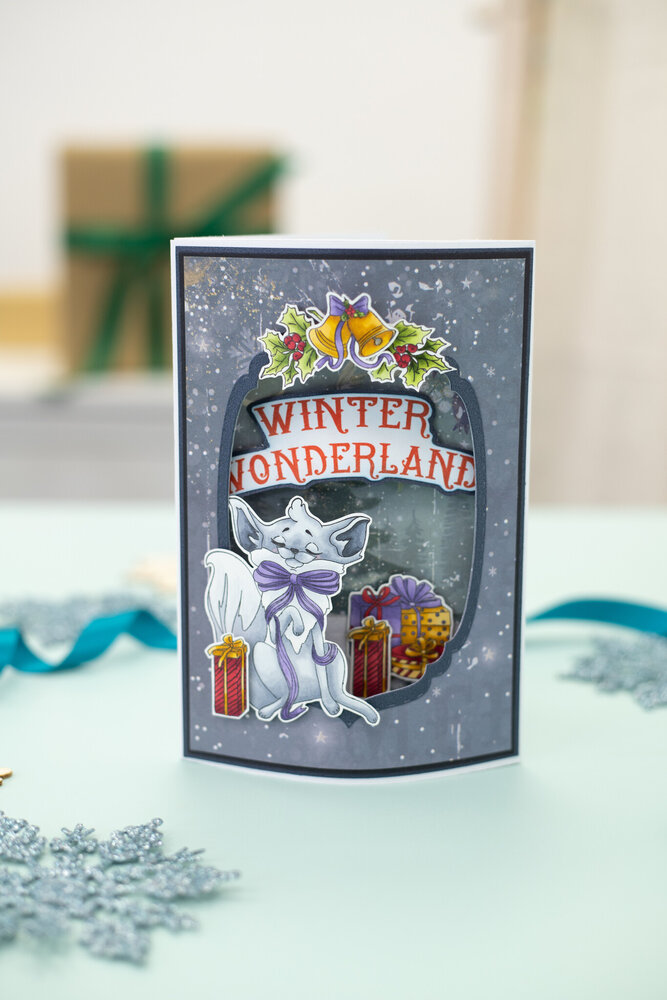 Crafter's Companion Vintage Snowman Clear Stamp Winter Wonderland (VINSN-ST-CA-WIWON) (OUTLET)