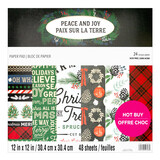 Craft Smith Peace and Joy 12x12 Inch Paper Pad (MSE7486) (OUTLET)