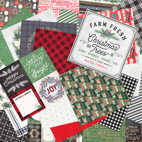 Craft Smith Peace and Joy 12x12 Inch Paper Pad (MSE7486) (OUTLET)