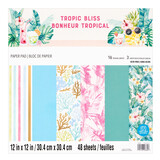 Craft Smith Tropical Bliss 12x12 Inch Paper Pad (MSE7835) (OUTLET)