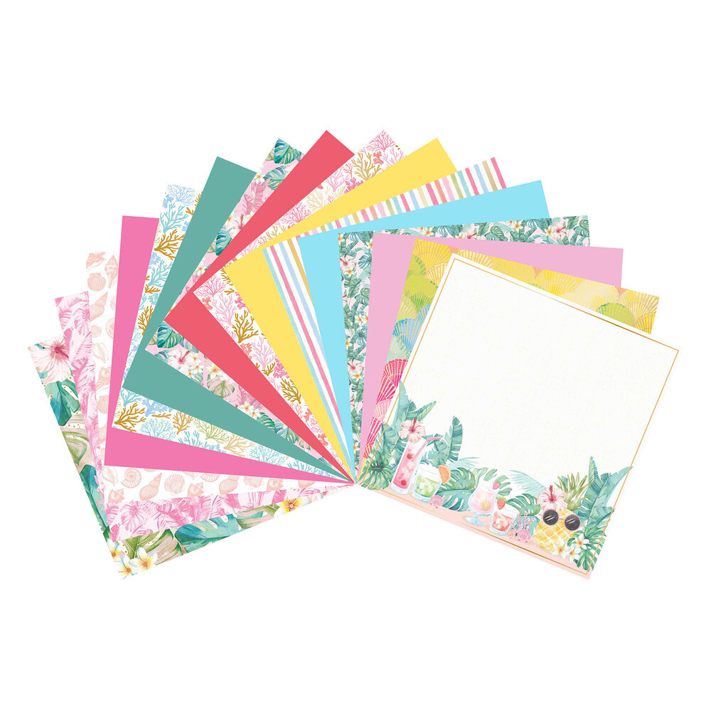 Craft Smith Tropical Bliss 12x12 Inch Paper Pad (MSE7835) (OUTLET) Craft Smith Tropical Bliss 12x12 Inch Paper Pad (MSE7835) (OUTLET)