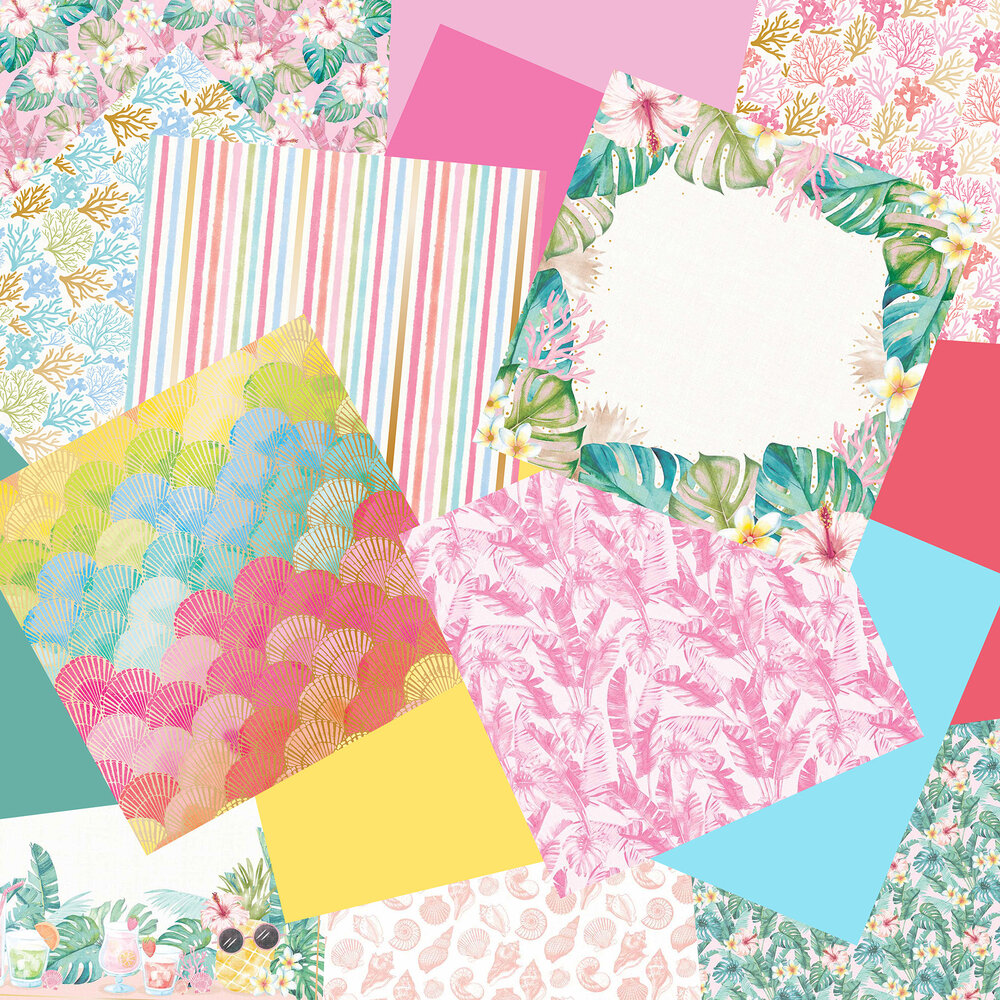 Craft Smith Tropical Bliss 12x12 Inch Paper Pad (MSE7835) (OUTLET) Craft Smith Tropical Bliss 12x12 Inch Paper Pad (MSE7835) (OUTLET)