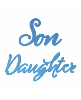 Couture Creations Daughter & Son Sentiment Mini Dies (CO726098) (OUTLET) Couture Creations Daughter & Son Sentiment Mini Dies (CO726098) (OUTLET)