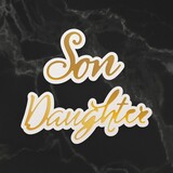 Couture Creations Daughter & Son Sentiment Mini Cut, Foil and Emboss Dies (CO726727) (OUTLET)