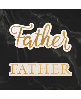 Couture Creations Father Sentiment Mini Cut, Foil and Emboss Dies (CO726736) (OUTLET) Couture Creations Father Sentiment Mini Cut, Foil and Emboss Dies (CO726736) (OUTLET)