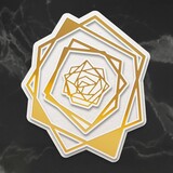 Couture Creations Cut, Foil and Emboss Nesting Crystal Dies (CO726764) (OUTLET)