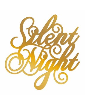 Couture Creations Silent Night Sentiment Hotfoil Stamp (CO726921) (OUTLET) Couture Creations Silent Night Sentiment Hotfoil Stamp (CO726921) (OUTLET)