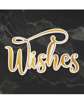 Couture Creations Wishes Cut, Foil and Emboss Die (CO726939) (OUTLET) Couture Creations Wishes Cut, Foil and Emboss Die (CO726939) (OUTLET)