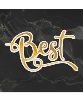 Couture Creations Best Cut, Foil and Emboss Die (CO726937) (OUTLET) Couture Creations Best Cut, Foil and Emboss Die (CO726937) (OUTLET)