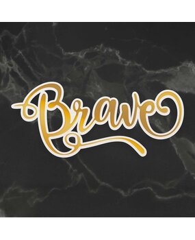 Couture Creations Brave Cut, Foil and Emboss Die (CO726940) (OUTLET) Couture Creations Brave Cut, Foil and Emboss Die (CO726940) (OUTLET)