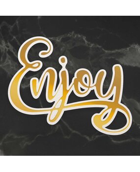 Couture Creations Enjoy Cut, Foil and Emboss Die (CO726952) (OUTLET)
