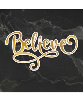 Couture Creations Believe Cut, Foil and Emboss Die (CO726961) (OUTLET)