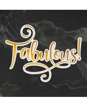Couture Creations Fabulous Cut, Foil and Emboss Die (CO726969) (OUTLET)